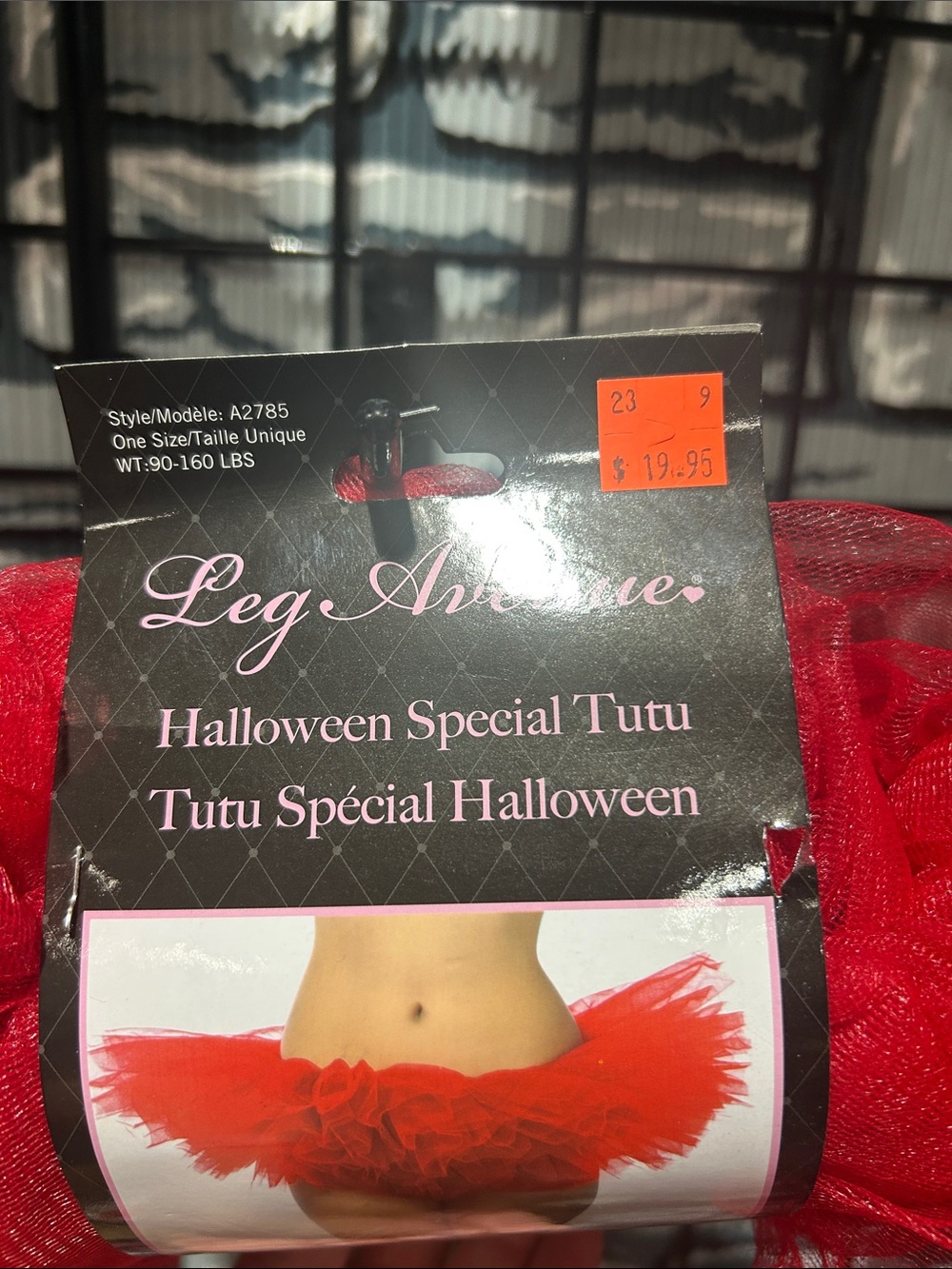 Leg Avenue Red Halloween Tutu for Kids